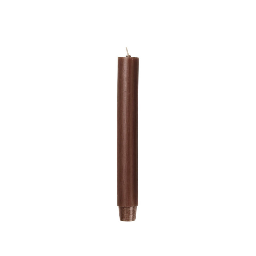 Rustic Kronelys, 6 stk. - Dark Brown